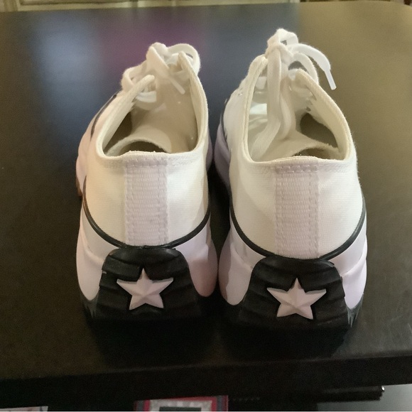 Converse White Platform Sneakers - Picture 6 of 12